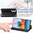 Leather Case Stands Fashionable Pattern Flip Cover Holder S01D for Xiaomi Mi 11X 5G