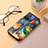 Leather Case Stands Fashionable Pattern Flip Cover Holder S01D for Xiaomi Redmi 12C 4G