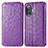 Leather Case Stands Fashionable Pattern Flip Cover Holder S01D for Xiaomi Redmi K50 Gaming 5G Purple