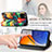 Leather Case Stands Fashionable Pattern Flip Cover Holder S02D for Huawei Enjoy 50z