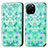 Leather Case Stands Fashionable Pattern Flip Cover Holder S02D for Huawei Enjoy 50z Green