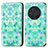 Leather Case Stands Fashionable Pattern Flip Cover Holder S02D for Huawei Honor Magic3 5G