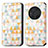 Leather Case Stands Fashionable Pattern Flip Cover Holder S02D for Huawei Honor Magic3 5G