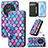 Leather Case Stands Fashionable Pattern Flip Cover Holder S02D for Huawei Honor Magic5 5G