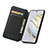 Leather Case Stands Fashionable Pattern Flip Cover Holder S02D for Huawei Nova 10