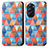 Leather Case Stands Fashionable Pattern Flip Cover Holder S02D for Motorola Moto Edge 30 Pro 5G