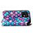 Leather Case Stands Fashionable Pattern Flip Cover Holder S02D for Motorola Moto Edge 40 Pro 5G