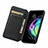 Leather Case Stands Fashionable Pattern Flip Cover Holder S02D for Motorola Moto Edge Lite 5G