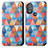 Leather Case Stands Fashionable Pattern Flip Cover Holder S02D for Motorola Moto G Play Gen 2