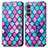 Leather Case Stands Fashionable Pattern Flip Cover Holder S02D for Motorola Moto G200 5G