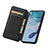 Leather Case Stands Fashionable Pattern Flip Cover Holder S02D for Motorola Moto G53j 5G