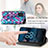 Leather Case Stands Fashionable Pattern Flip Cover Holder S02D for Nokia G100