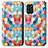 Leather Case Stands Fashionable Pattern Flip Cover Holder S02D for Nokia G100