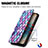 Leather Case Stands Fashionable Pattern Flip Cover Holder S02D for Nokia G22