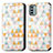 Leather Case Stands Fashionable Pattern Flip Cover Holder S02D for Nokia G22