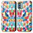 Leather Case Stands Fashionable Pattern Flip Cover Holder S02D for Nokia G22