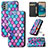 Leather Case Stands Fashionable Pattern Flip Cover Holder S02D for Nokia G22