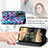 Leather Case Stands Fashionable Pattern Flip Cover Holder S02D for Nokia XR21