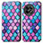 Leather Case Stands Fashionable Pattern Flip Cover Holder S02D for OnePlus Ace 2 5G Purple