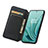 Leather Case Stands Fashionable Pattern Flip Cover Holder S02D for OnePlus Ace 2V 5G