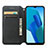 Leather Case Stands Fashionable Pattern Flip Cover Holder S02D for Oppo A16e