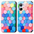 Leather Case Stands Fashionable Pattern Flip Cover Holder S02D for Realme 10 4G