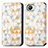 Leather Case Stands Fashionable Pattern Flip Cover Holder S02D for Realme C30