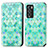 Leather Case Stands Fashionable Pattern Flip Cover Holder S02D for Realme GT Master Explorer 5G