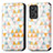 Leather Case Stands Fashionable Pattern Flip Cover Holder S02D for Realme GT Neo 3T 5G