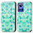 Leather Case Stands Fashionable Pattern Flip Cover Holder S02D for Realme GT Neo3 5G