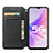 Leather Case Stands Fashionable Pattern Flip Cover Holder S02D for Realme Q5i 5G