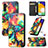 Leather Case Stands Fashionable Pattern Flip Cover Holder S02D for Samsung Galaxy A04s