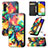 Leather Case Stands Fashionable Pattern Flip Cover Holder S02D for Samsung Galaxy A13 5G