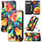 Leather Case Stands Fashionable Pattern Flip Cover Holder S02D for Samsung Galaxy A30S