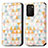 Leather Case Stands Fashionable Pattern Flip Cover Holder S02D for Samsung Galaxy F02S SM-E025F