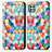 Leather Case Stands Fashionable Pattern Flip Cover Holder S02D for Samsung Galaxy F42 5G Mixed