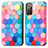 Leather Case Stands Fashionable Pattern Flip Cover Holder S02D for Samsung Galaxy S20 FE (2022) 5G