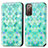 Leather Case Stands Fashionable Pattern Flip Cover Holder S02D for Samsung Galaxy S20 FE (2022) 5G