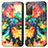 Leather Case Stands Fashionable Pattern Flip Cover Holder S02D for Samsung Galaxy S20 FE (2022) 5G