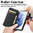 Leather Case Stands Fashionable Pattern Flip Cover Holder S02D for Samsung Galaxy S21 5G