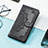 Leather Case Stands Fashionable Pattern Flip Cover Holder S02D for Samsung Galaxy S23 Ultra 5G