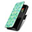 Leather Case Stands Fashionable Pattern Flip Cover Holder S02D for Samsung Galaxy Z Fold3 5G