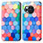 Leather Case Stands Fashionable Pattern Flip Cover Holder S02D for Sharp Aquos R8