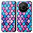 Leather Case Stands Fashionable Pattern Flip Cover Holder S02D for Sharp Aquos R8s Pro