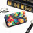 Leather Case Stands Fashionable Pattern Flip Cover Holder S02D for Sharp Aquos wish3