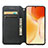 Leather Case Stands Fashionable Pattern Flip Cover Holder S02D for Vivo X70 5G