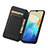 Leather Case Stands Fashionable Pattern Flip Cover Holder S02D for Vivo Y30 5G