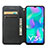 Leather Case Stands Fashionable Pattern Flip Cover Holder S02D for Vivo Y3s (2021)