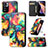 Leather Case Stands Fashionable Pattern Flip Cover Holder S02D for Xiaomi Mi 11i 5G (2022)