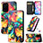 Leather Case Stands Fashionable Pattern Flip Cover Holder S02D for Xiaomi Mi 11X 5G